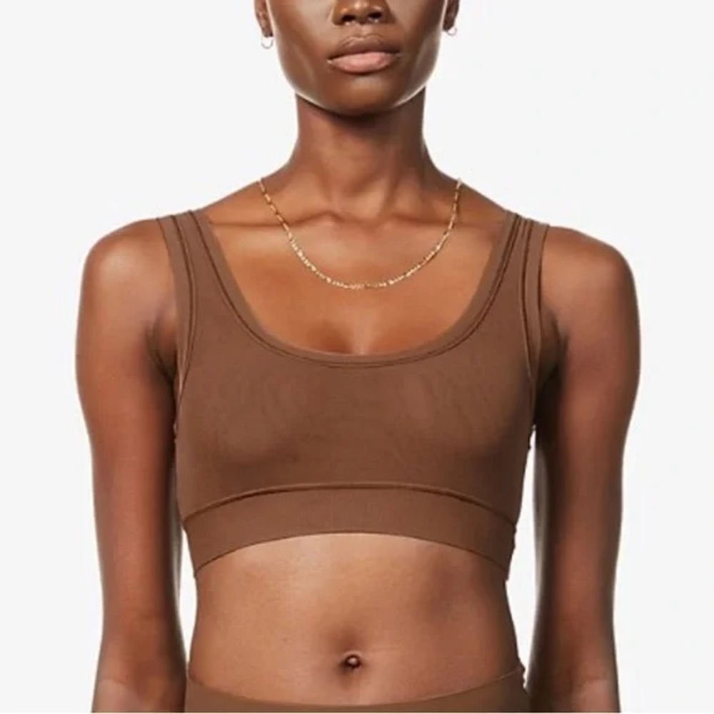 SKIMS Summer Mesh Scoop Bralette - Size L